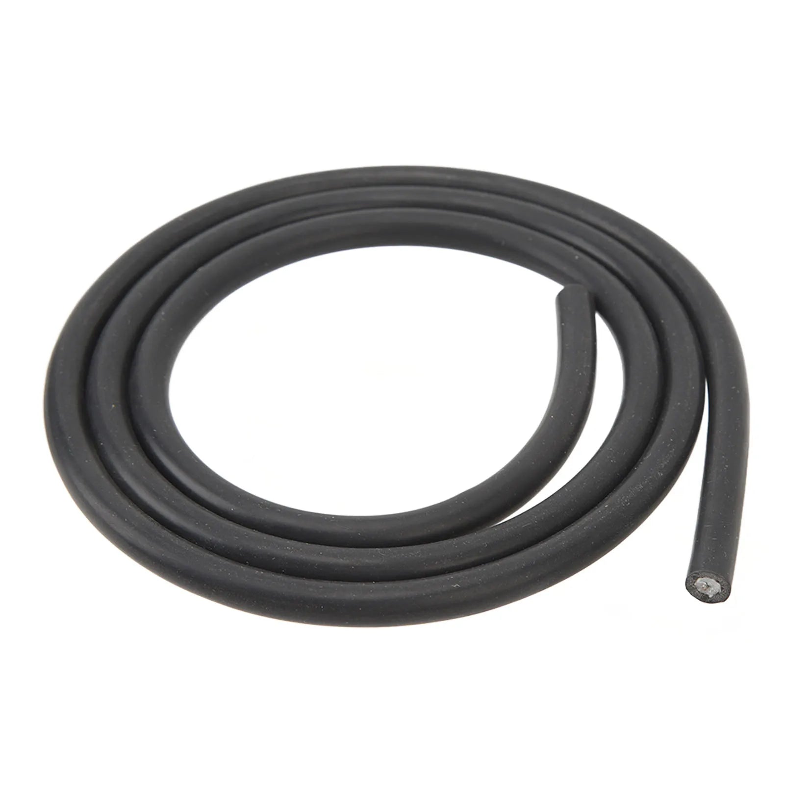 7mm Ignition Cable PVC Sheathed Copper Ignition Cable Black Install Heat Resistant Flexible for Motorcycles Qme