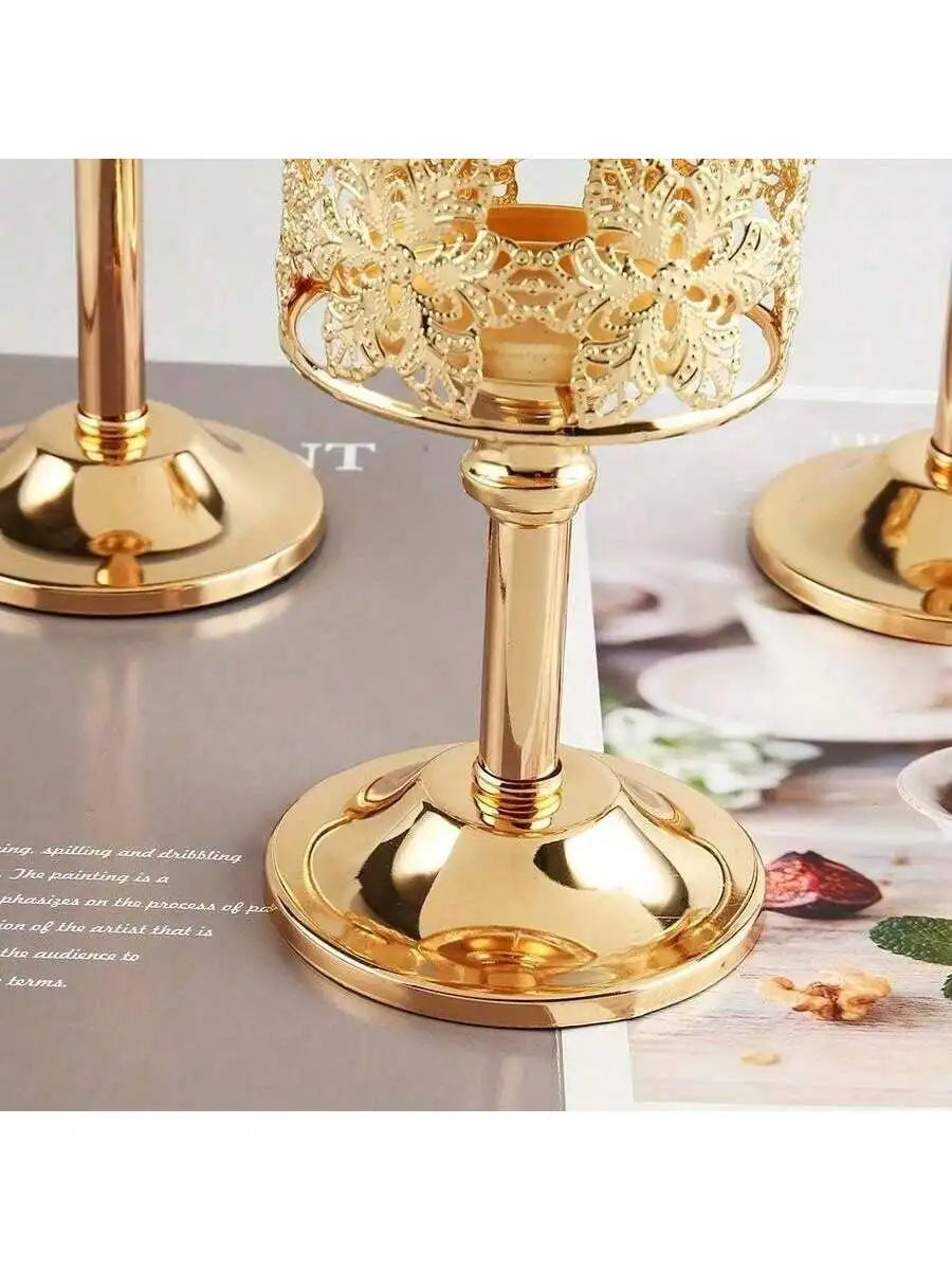 Crystal Candle Holder 3 Sizes Wedding Table Center Tea Lamp Qme