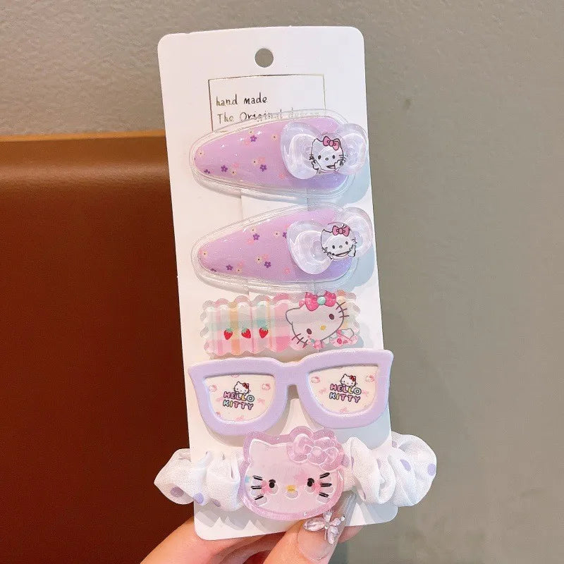 Colorful Stray-hair Duckbill Clip Kuroomi Student Cartoon Hair Girls