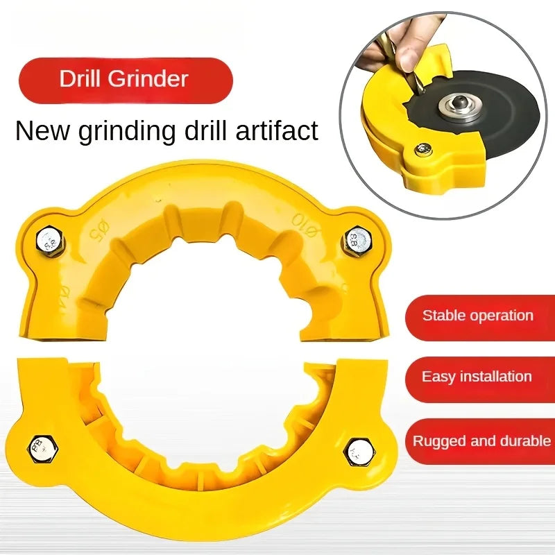 Multi-Purpose Drill Sharpener, Handheld Power Drill Sharpening Attachment, Precision Pilot Tool,for Sharpening 125 Mm Grinders Qme