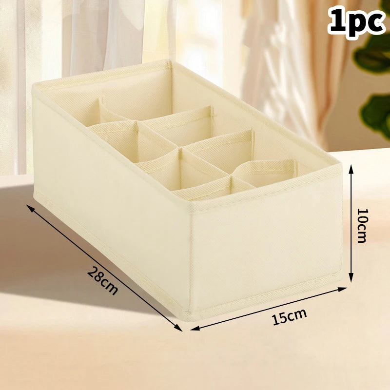 Household Wardrobe Box Cabinet Drawer Organizer Underwear Socks Bra Qme D3