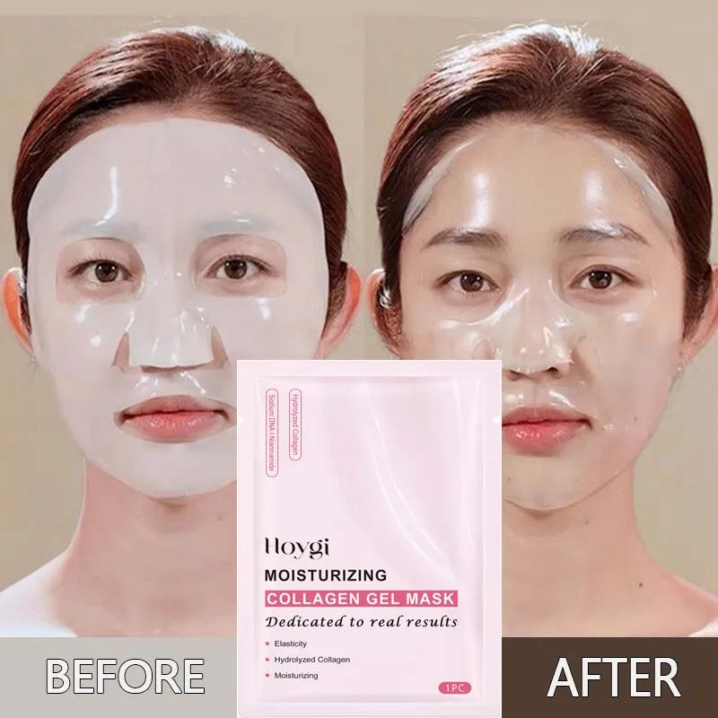 Bio Deep Collagen Face Mask Shrink Pores Hydrating Moisturizing Split Mask Firming Nourish Brighten Facial Skin Care Product Qme