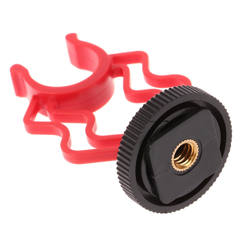 Universal Microphone Wavy Shock Mount Adapter Plastic Bracket Qme