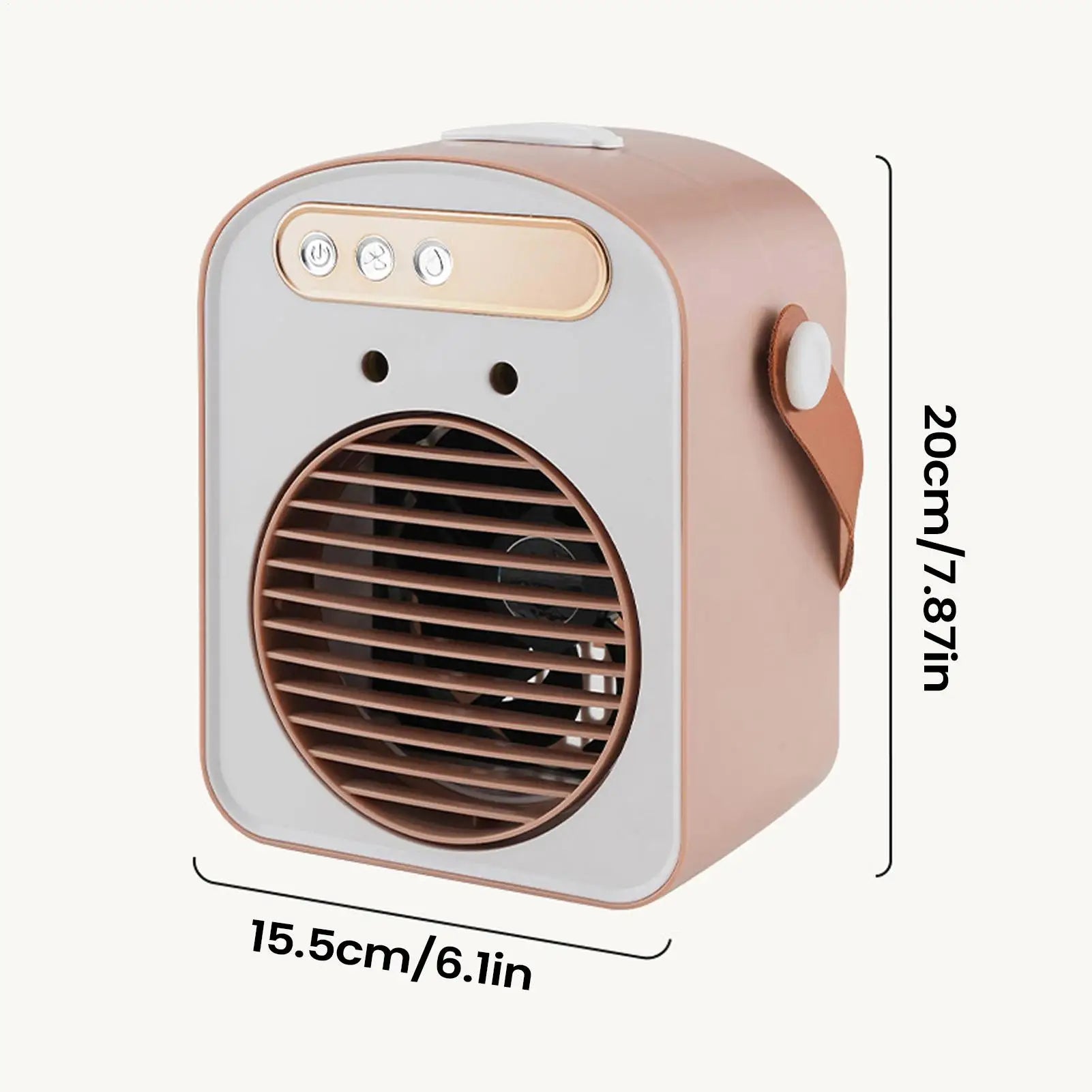 Portable Cooling Fan 3-Speeds Mini Personal Cooling Ac 500ml Water Tank Portable Cooling Fan For Home Office Outdoor Car Bedroom Qme