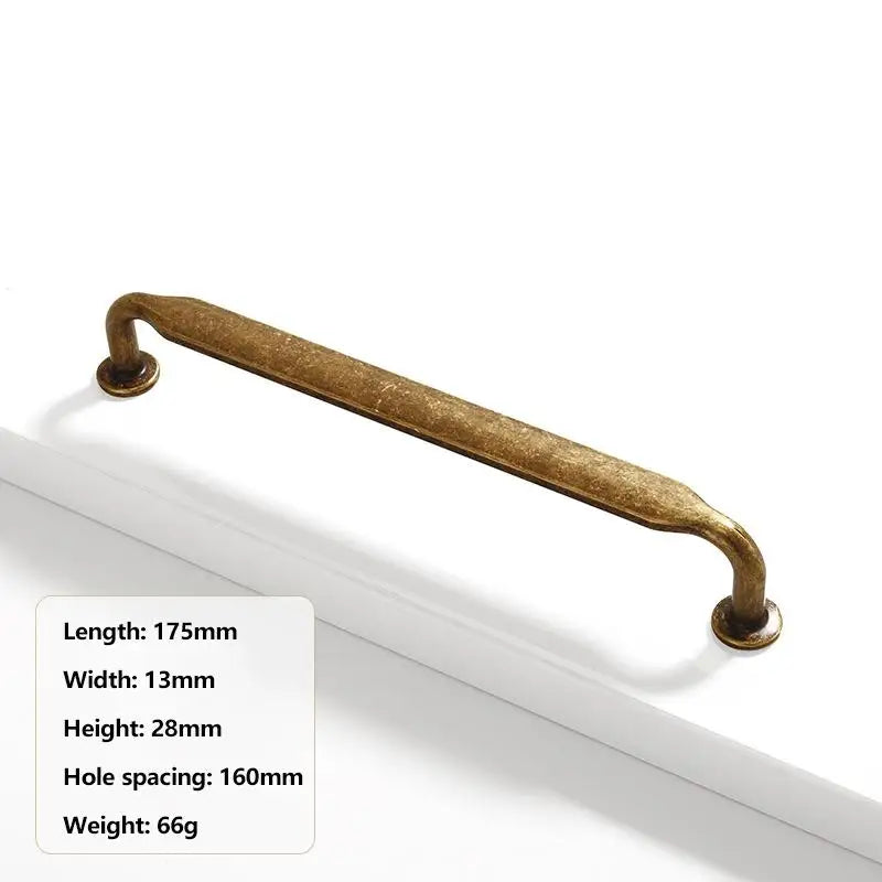Vintage Zinc Alloy Cabinet Door Handle Kitchen Cabinet Drawer Wardrobe Door Knob Vintage Furniture Hardware Qme A17