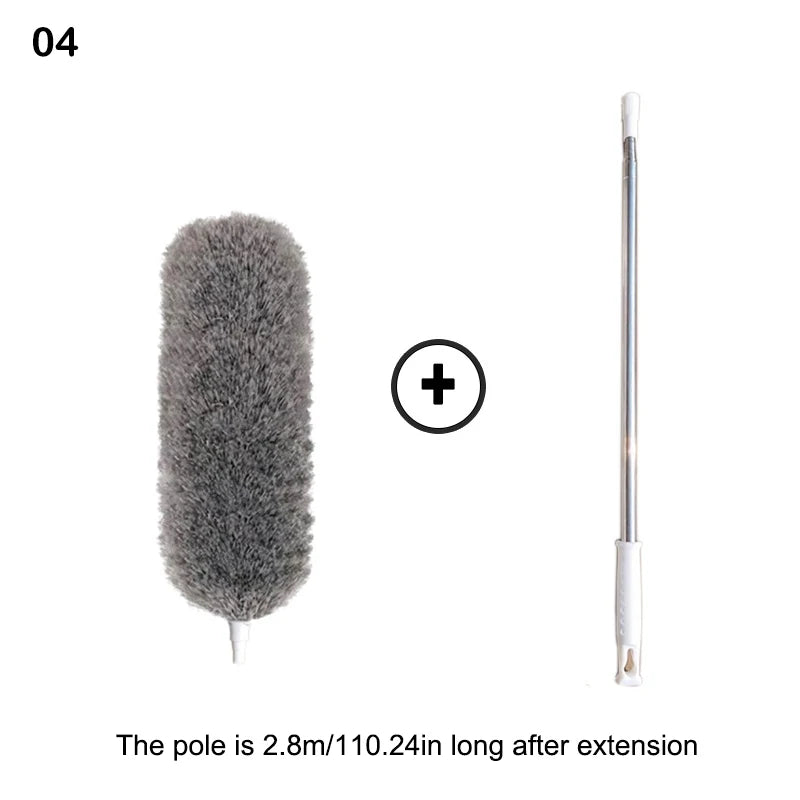 Microfiber Dusting Brush Reusable Ceiling Cleaning Tool Dust Dusters Qme 4