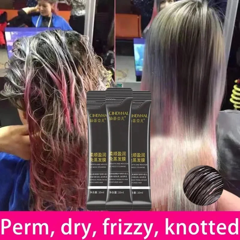Magical Keratin Hair Mask For Maltreated Hair 5Seconds Repairing Damaged Frizzy Hairs Smoothing Nourish Straightening Hair Care Qme