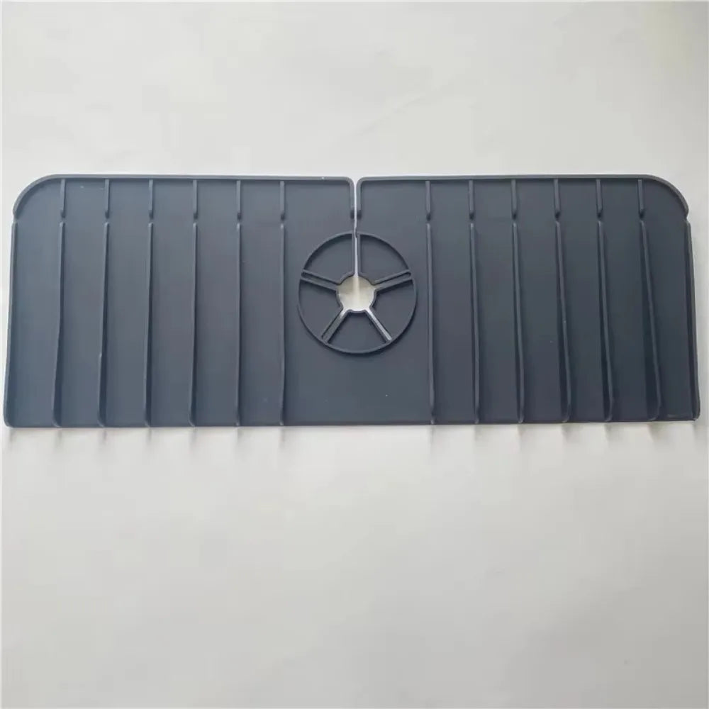 Sink Anti-spray Drain Water Retaining Pad Silicone Faucet Splashproof Qme