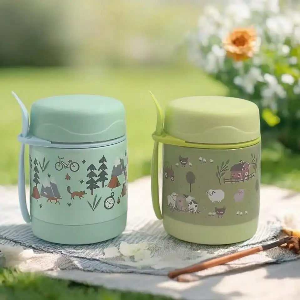 Double-layer Stainless Steel Stew Beaker Fashionable Vacuum Creative Qme