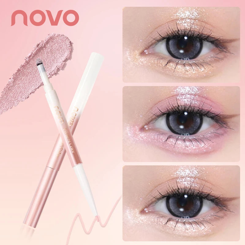 Dual-ended Eye Contour Under-eye Highlighter Pen Matte Shimmer Qme