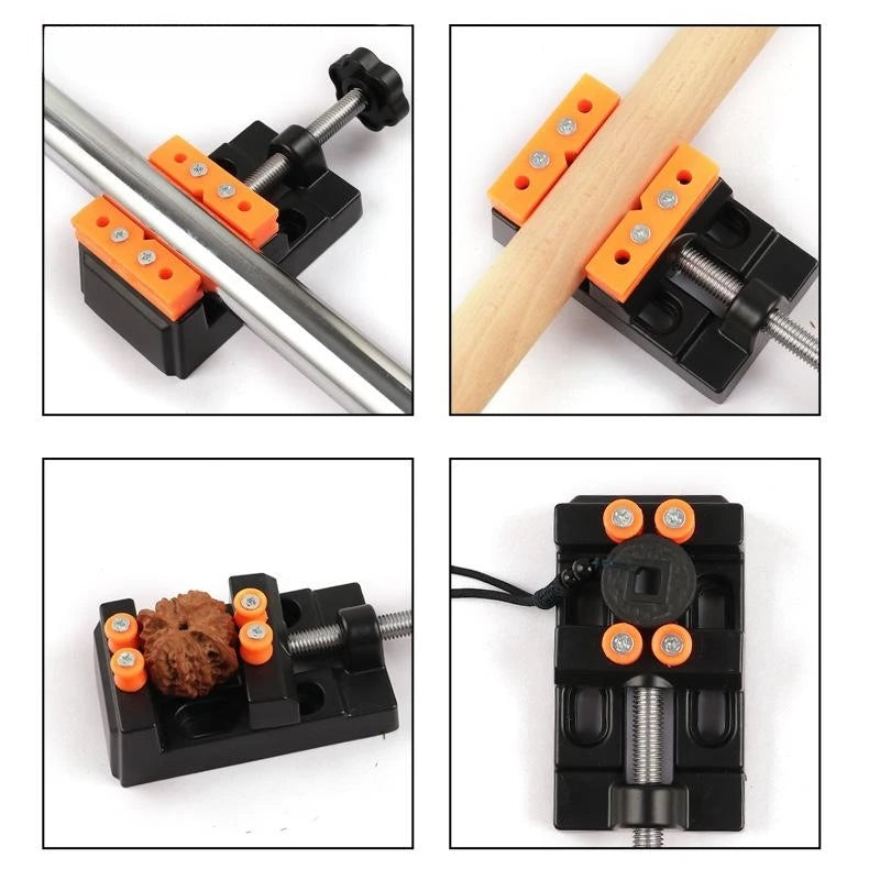 DIY Sculpture Craft Carving Tool Universal Jaw Bench Clamp Mini Drill Qme