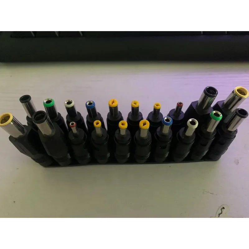 3PCS 8-in-1 DC Power Adapter Connectors 5.5*2.1mm Universal Laptop Charger Conversion Plug Qme