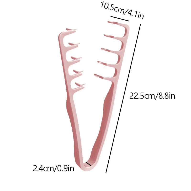 Wide Tooth Hair Root Fluffy Comb Seam Styling Volumizing Bangs Salon Qme