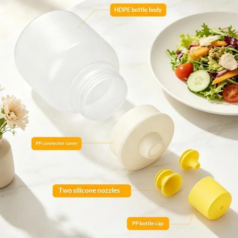 1 Leakproof Kitchen Squeeze Oil Bottle BPA Sauce Container Cooking Qme