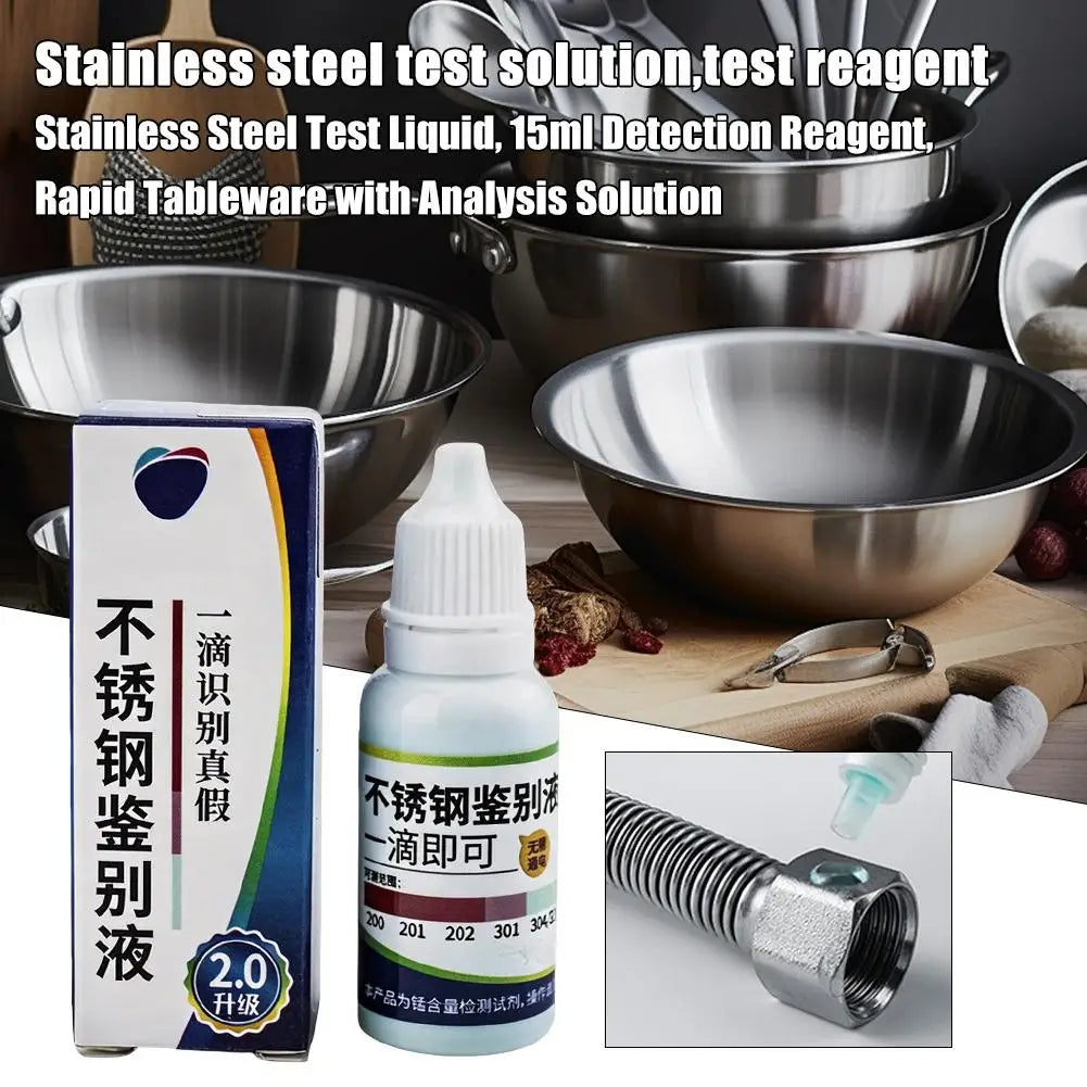 304 316 Detection Liquid Stainless Steel Dentification Fluid Potion Qme