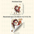 Santa Wall Stickers Christmas Decoration Claus Breaking Holiday Decal Qme 01 China Mainland