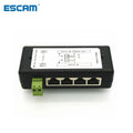 4 Ports 8 portsPoE Injector PoE Power Adapter Ethernet Power Supply Pin 4,5(+)/7,8(-) Input DC12V-DC48V for IP Camera Qme 4 ports China Mainland