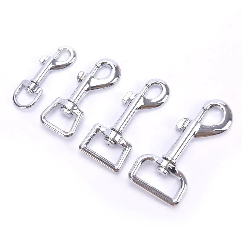 Small Dog Collar Leash Metal Buckle Hardware Sets Straps Swivel Pet Qme