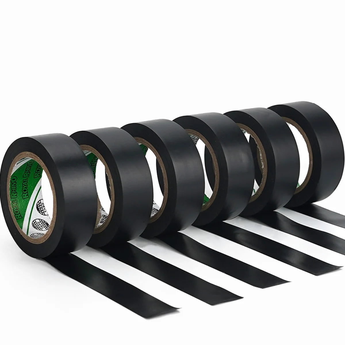 High-Temperature Resistant Black Rubber Electrical Tape - Durable and Soft Insulating Adhesive, Used for Industrial, Household Qme 6pcs 10Yards 19mm
