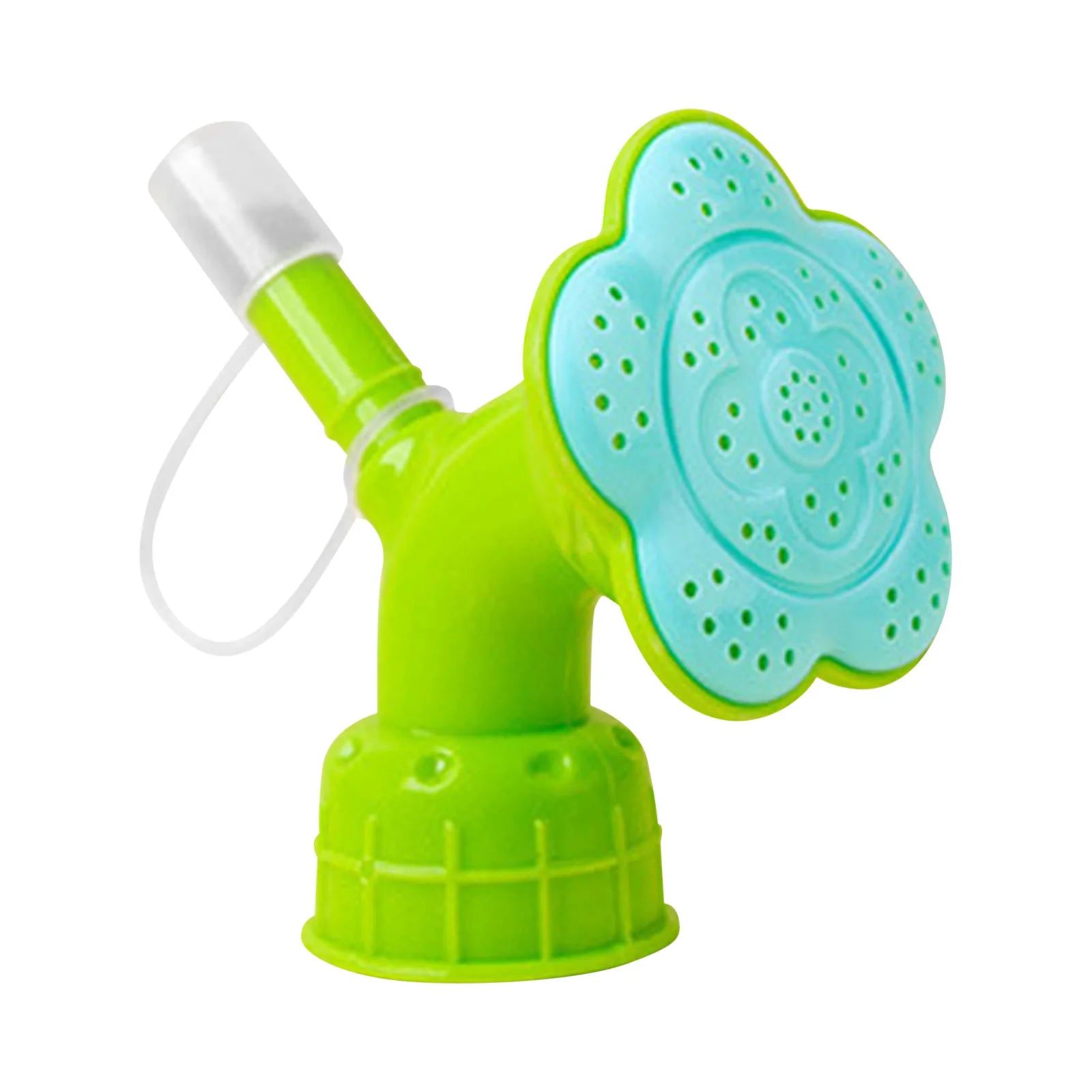 Plastic Multiuse Double Head Bottle Watering Spout Protable Garden Watering Supplies Sprinkler Head For Indoor Seedlings Plant Qme Green