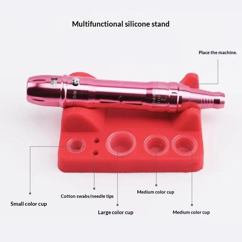 Microblading Tattoo Pen Holder Ink Cup Minimizes Spills Smooth Makeup Qme
