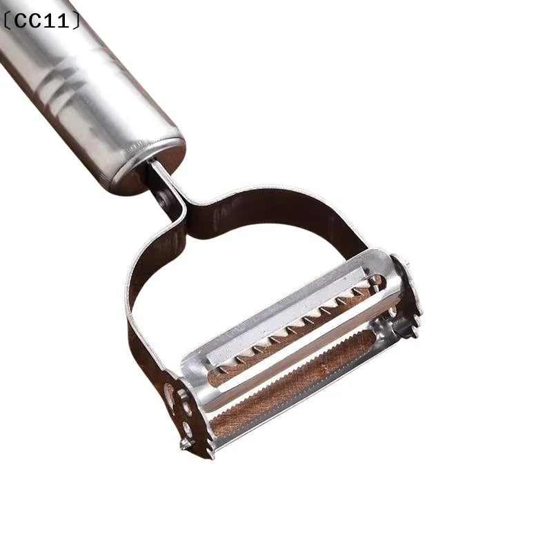Stainless Steel Dual Side Vegetable Peeler Peeling Julienning Qme