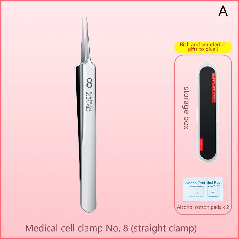 Skin Care Tool Tweezers Beauty Salon Remover Acne Needleultra-fine Qme A