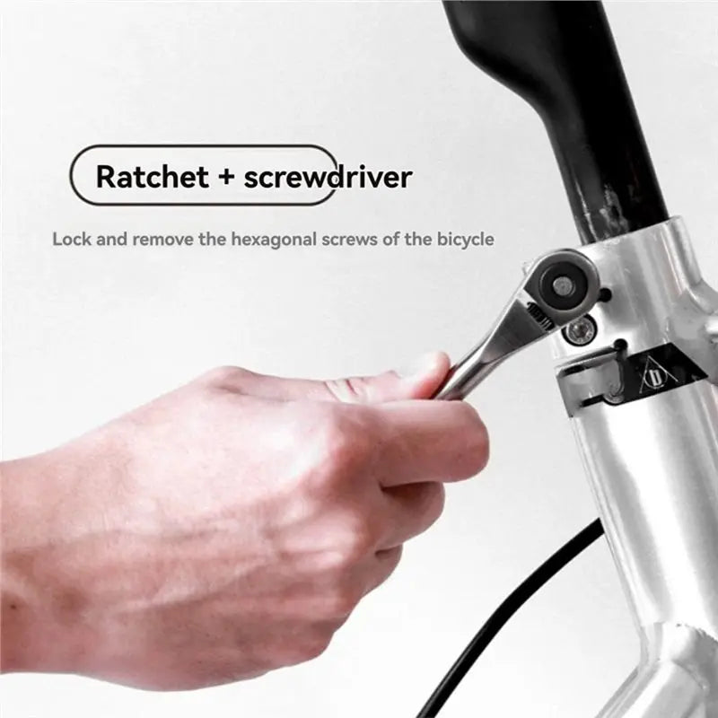 A02F-Detachable Foldable Screwdriver Set Multifunctional Driver Bits Tool Kit Screwdriver Tips For Home Repair Qme