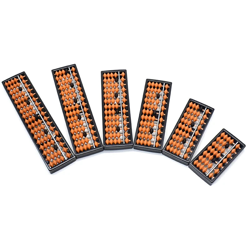 7 9 11 13 15 17 Digit Rods Standard Abacus Brown Bead Soroban Qme