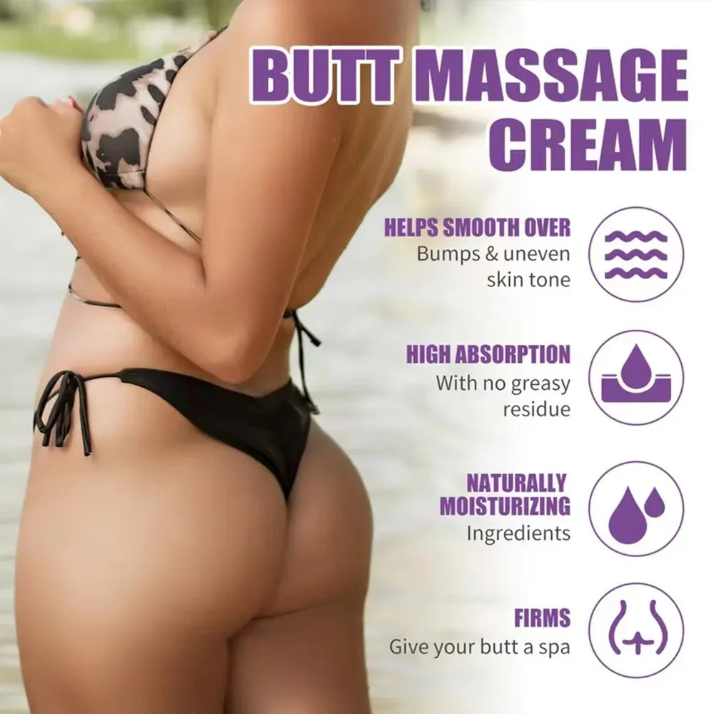 Buttock Enlargement Cream Butt Lift Up Firming Essential Oil Big Ass Enhance Hip Growth Tighten Shaping Sexy Body Care For Women Qme