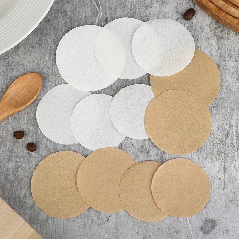 100Pcs Coffee Filter Paper Espresso Paper Filters 54/56/60/62/64/68MM Puck Screen For Machine Tools Qme