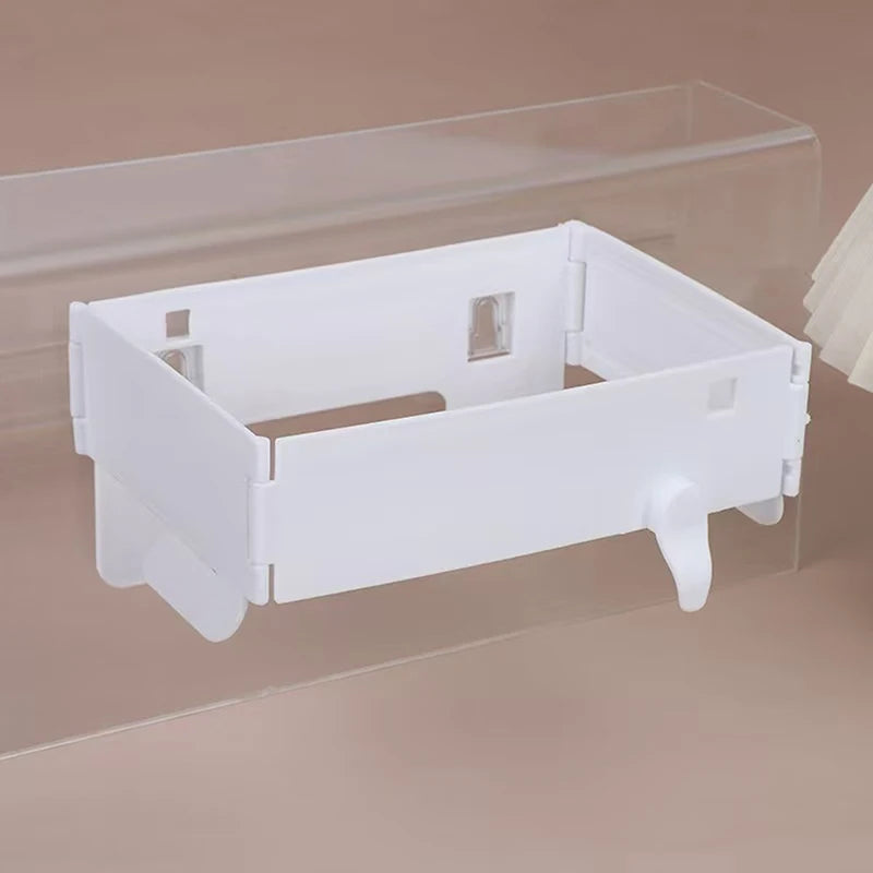 Foldable Garbage Bag Hanging Rack Home Kitchen Bathroom Portable Qme