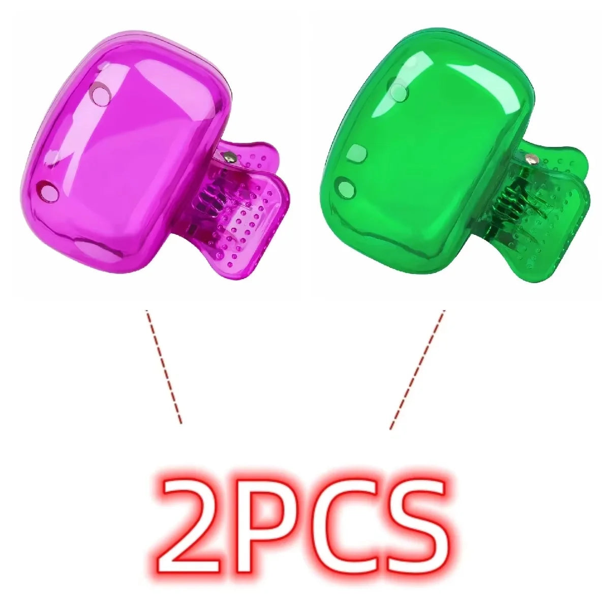 Travel Toothbrush Head Covers Toothbrush Protector Cap Brush Pod Case Protective Portable Plastic Clip For Household Travel Qme Purple and Green