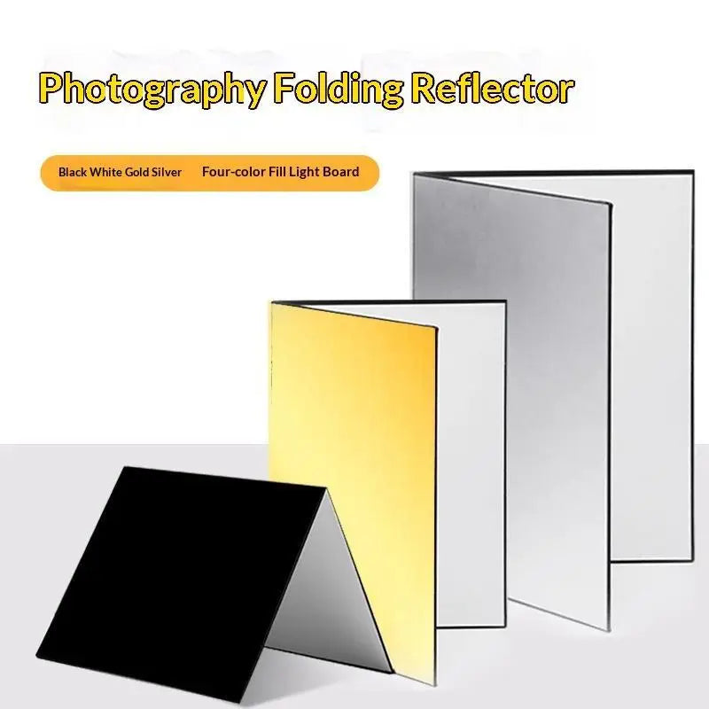 3-in-1 Photography Reflector Board Foldable Cardboard Paperboard Qme