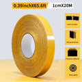 High Adhesive Strength Mesh Double-Sided Duct Tape - Weatherproof, Invisible, Quick & Seamless Installation for Carpet, Weddings Qme 1cmX20m
