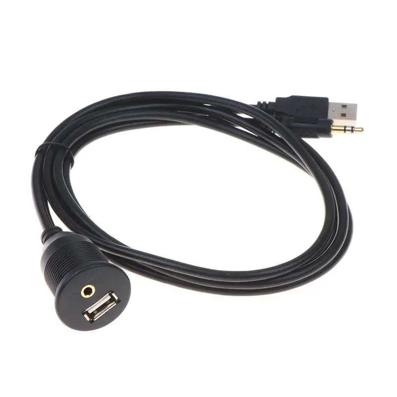 Flush Mount Panel Extension Cable Male Female Waterproof UV Resistant Qme