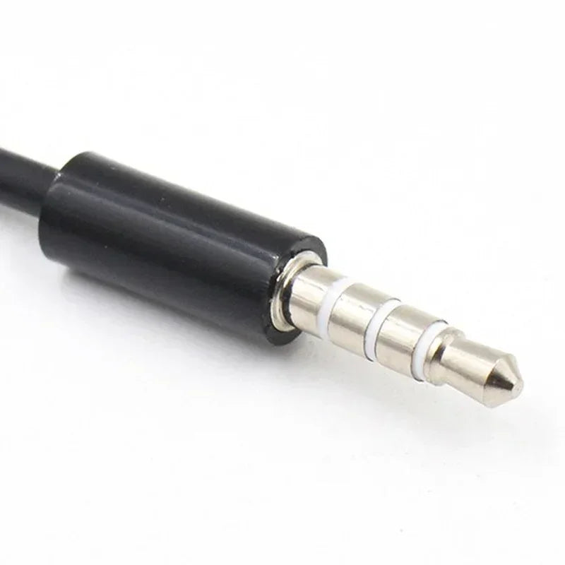 1m Aux Audio Line 3.5mm Male To Cable Stereo Car Public Digital Cables Qme