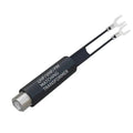 Transformer Adapter UHF/VHF/FM/TV F Cable 75-300 Ohm Balun Antenna Matching Transformer Adapter Cable Television Accessory Qme silver