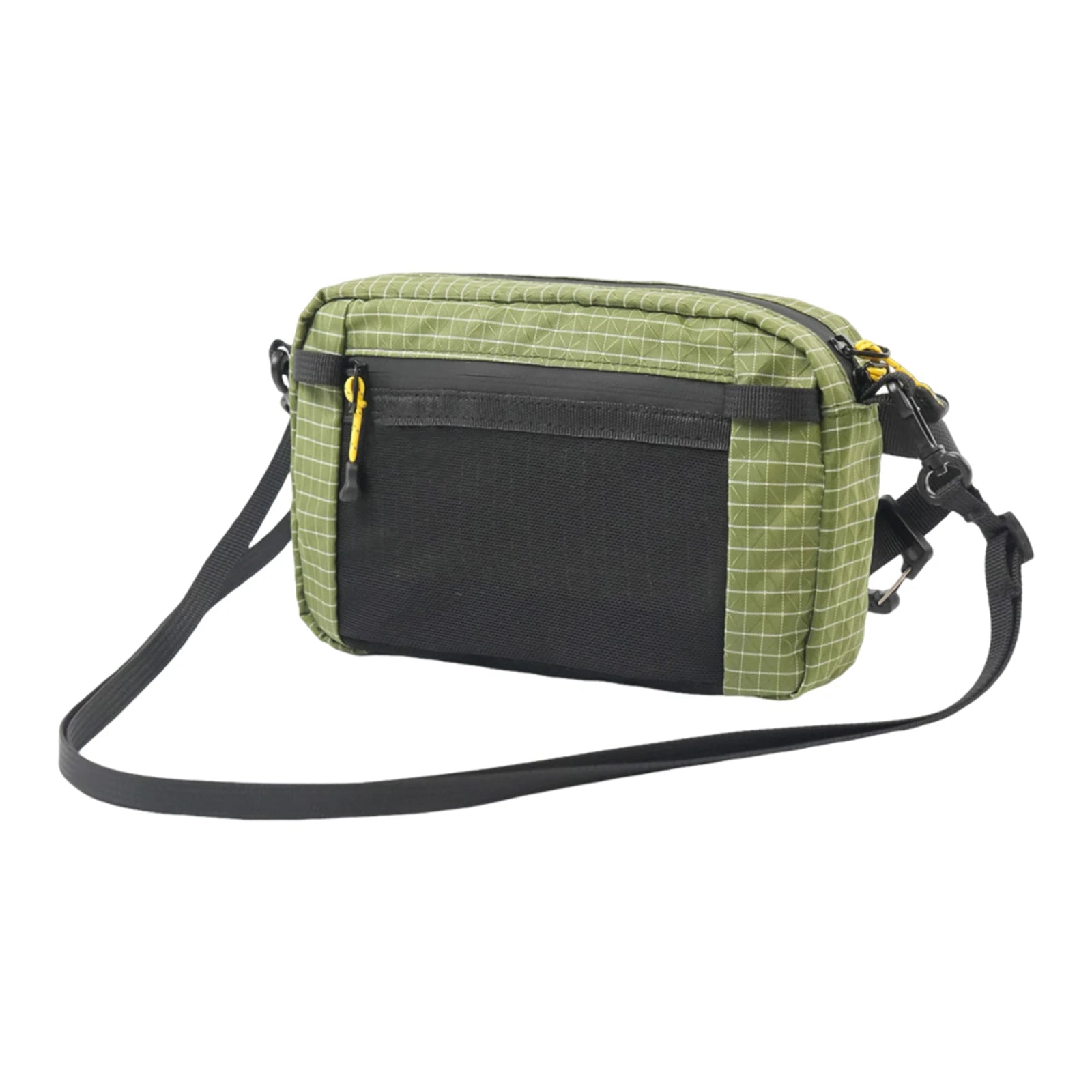 Outdoor Waist Pack Ultralight Hiking Hanging Side Pocket Adjustable Strap Multi-Functional Chest Pack for Camping Outdoor Sports Qme Green