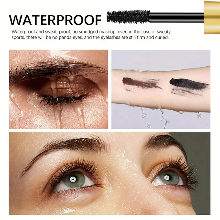 Black Eyeliner Pencil Mascara Liquid Pen Waterproof Smudge-proof Bold Qme