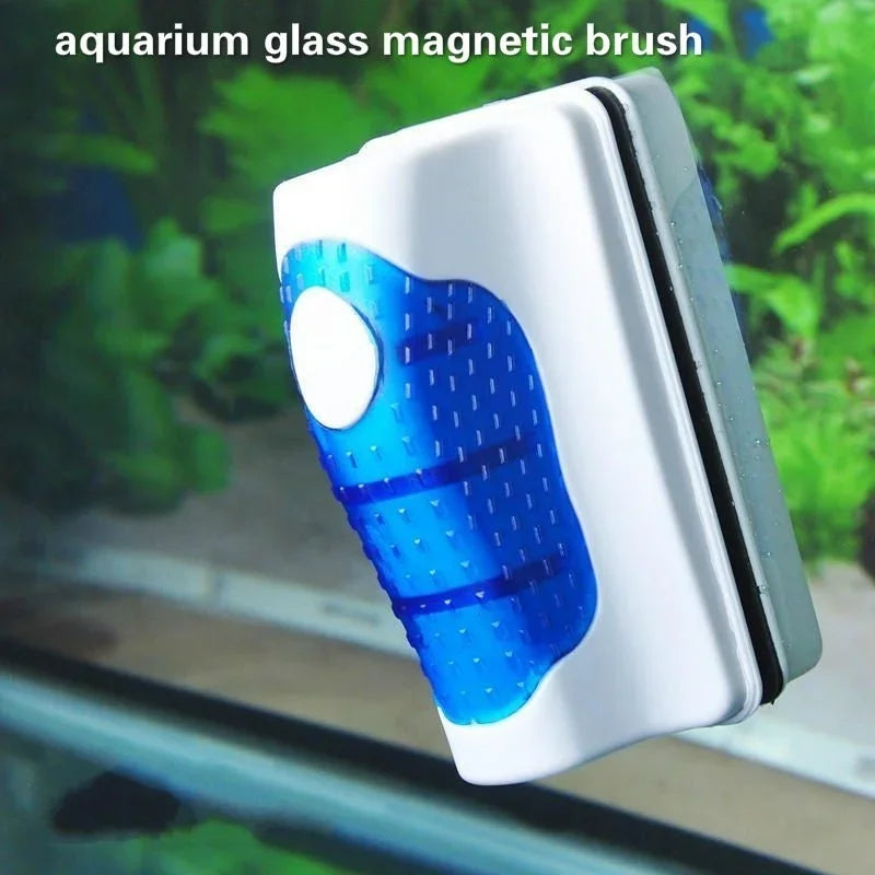 Fish Tank Glass Scraper Cleaner Floating Aquarium Magnetic Clean Qme