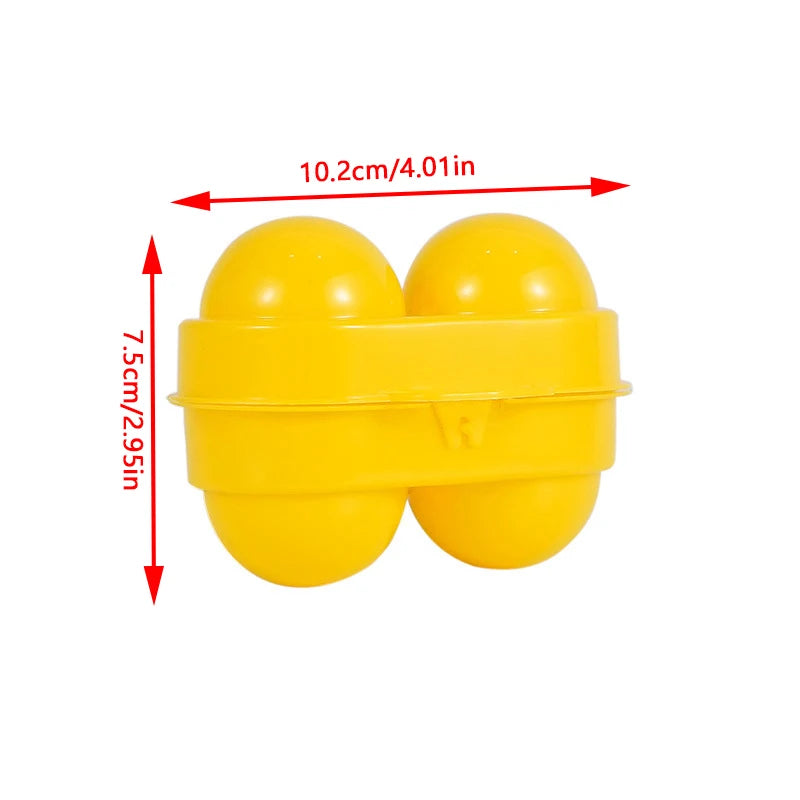 Kitchen Organizer Yellow 2-compartment Travel Accessories Household Qme