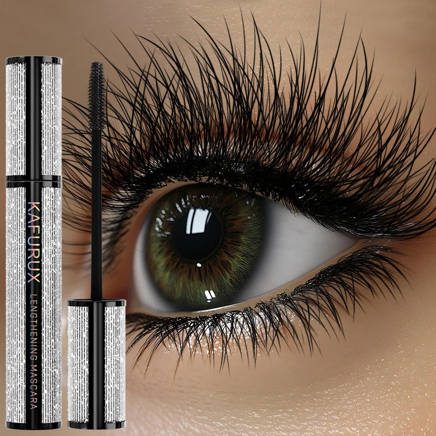 5D Black Lengthening Mascara Eyelashes Extension Eye Lashes Brush Qme