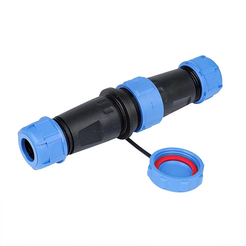 2PCS SP17D Waterproof Docking Connector IP68 2 Pin 3pin 4pin 5pin 7pin 9pin Power Cable Connector SP17 Qme 2PCS 4P