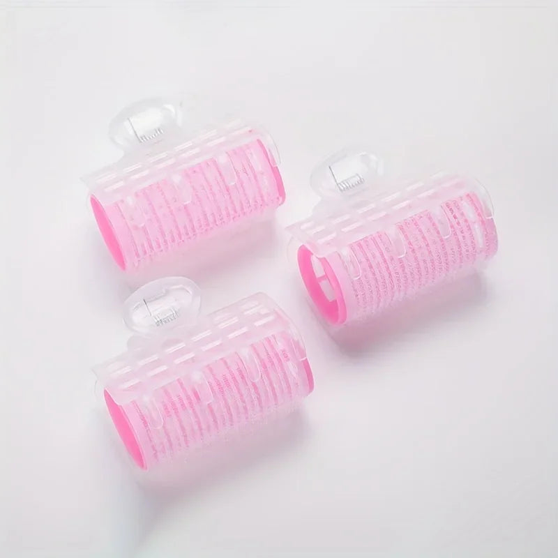 Hair Rollers Bang Roll Curler Plastic Self-adhesive Hair Curling Hairdressing Air Bangs Curls Rollers Styling Hair Tools Qme