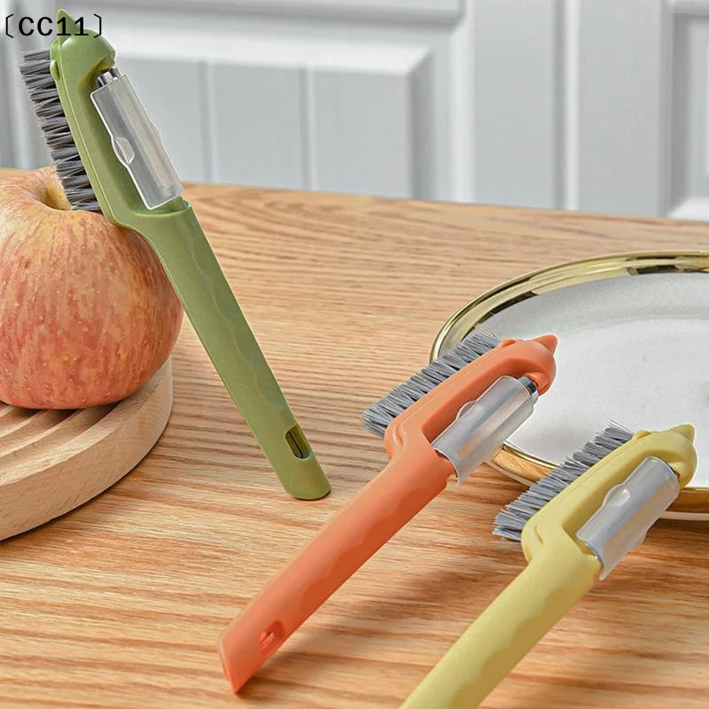 Multifunctional Fruit Vegetable Carrot Potato Washing Brush Scrubber Qme