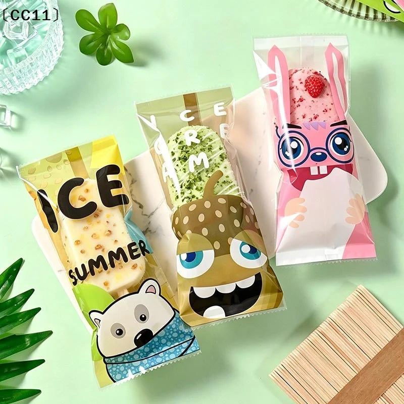 Ice Cream Packaging Bag Homemade Popsicle Disposable Plastic Qme