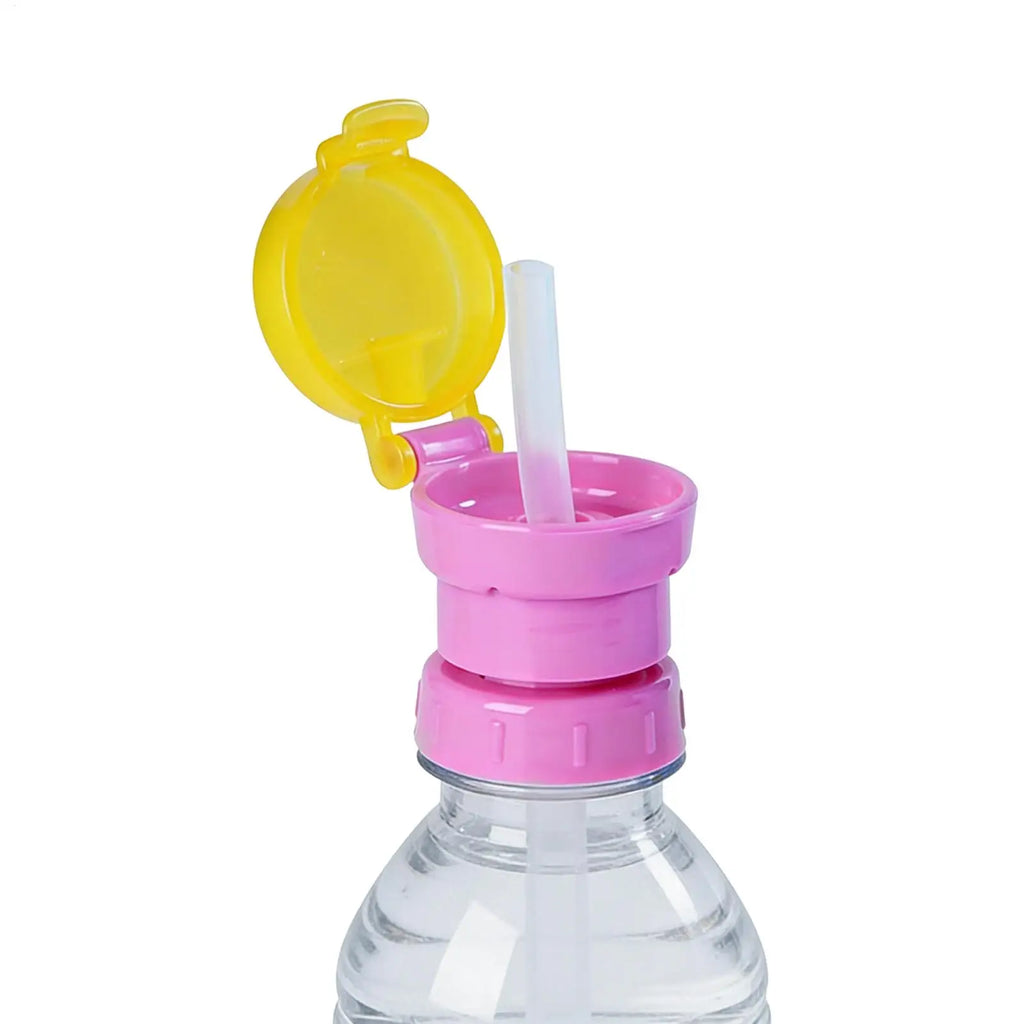 1pcs Water Bottle Topper for Kids Universal Portable Leak-Proof Drinking Tool Water Bottle Caps for Juice Party Travel Camping Qme