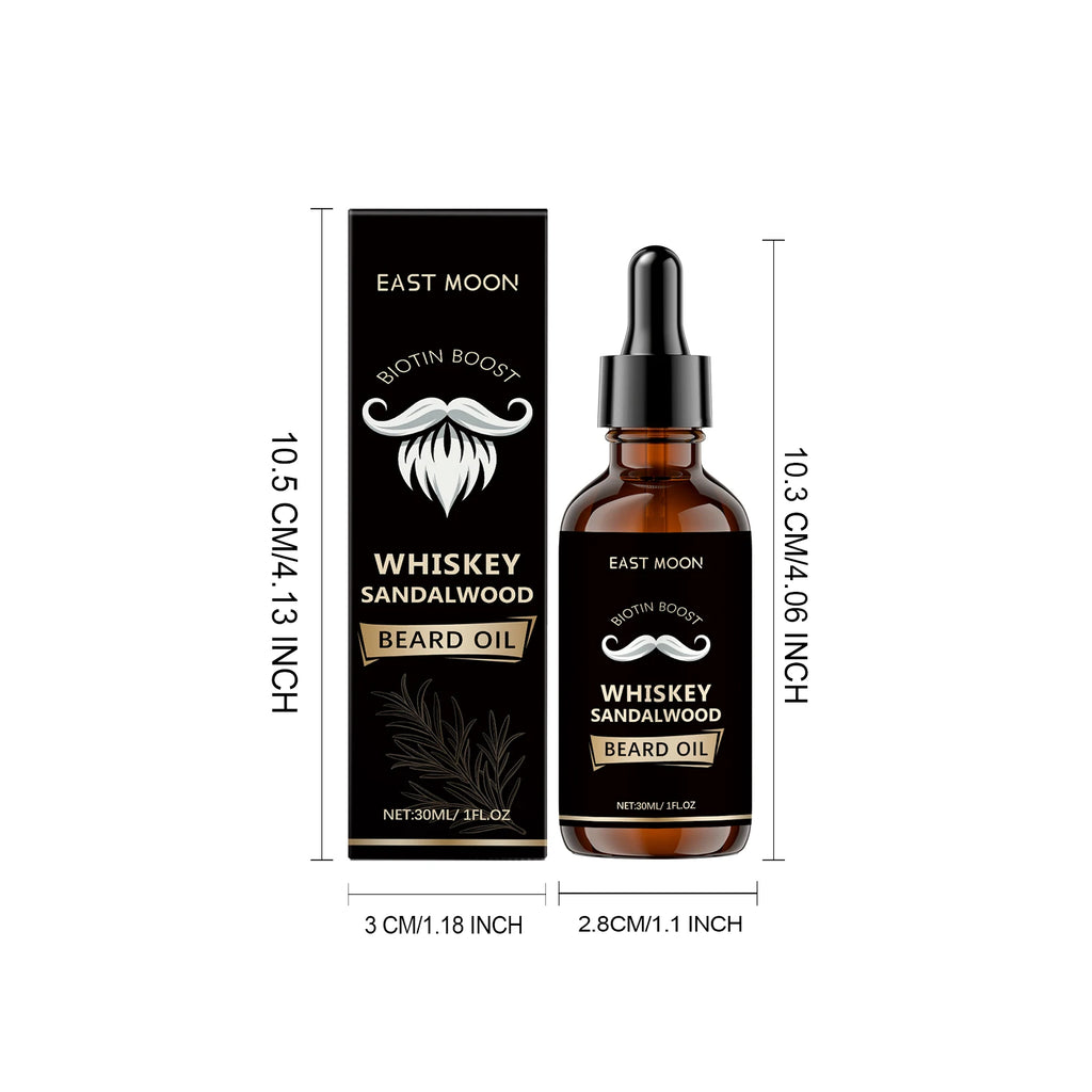 Rosemary Beard Care Essential Oil for Men's Thick Soft Smooth Nutritious Beard Oil Beard CareSoftening Styling Non-Greasy Qme