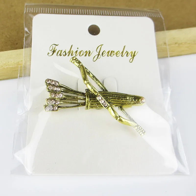 Men's Gold Brooch Pin Simple Fashion Accessory Coats Suits Shirts Qme rt-5